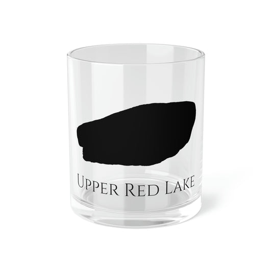 Upper Red Lake Bar Glass, Minnesota lake gift - 10oz Front View