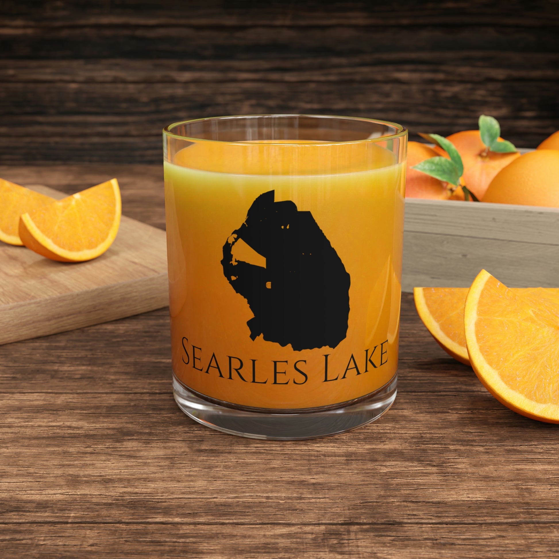 Searles Lake Bar Glass, California lake gift - 10oz Orange Juice View