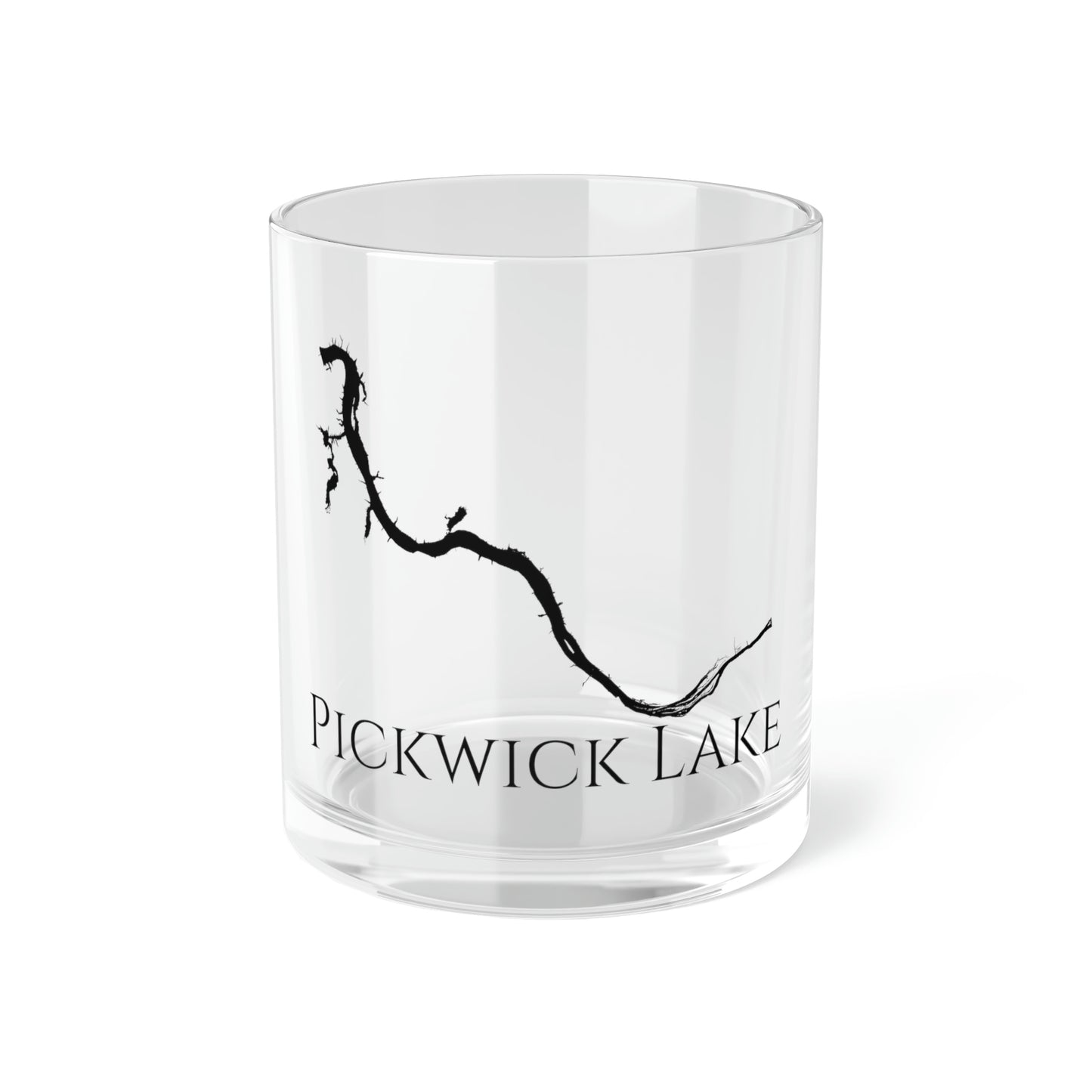 Pickwick Lake Bar Glass, Mississippi, Alabama, Tennessee lake gift - 10oz Front View