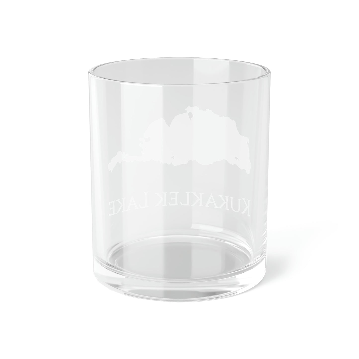 Kukaklek Lake Bar Glass, Alaska lake gift - 10oz Back View