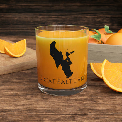 Great Salt Lake Bar Glass, Nevada lake gift - 10oz Orange Juice View