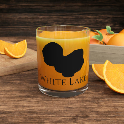 White Lake Bar Glass, Louisiana lake gift - 10oz Orange Juice View