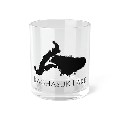 Kaghasuk Lake Bar Glass, Alaska lake gift - 10oz Front View