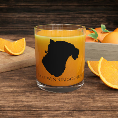 Lake Winnibigoshish Bar Glass, Minnesota lake gift - 10oz Orange Juice View