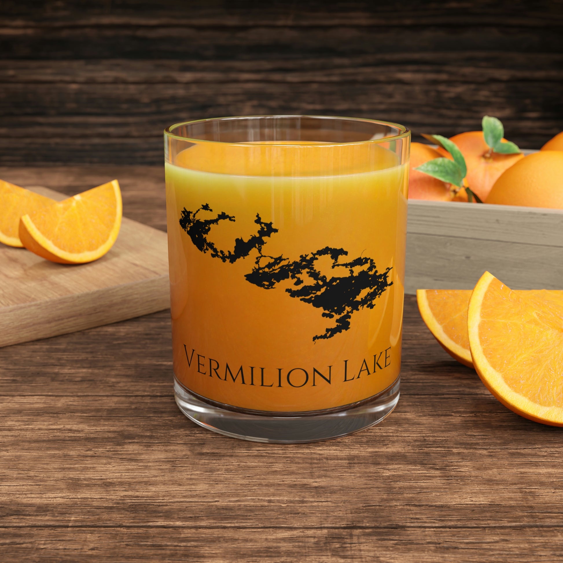 Vermilion Lake Bar Glass, Minnesota lake gift - 10oz Orange Juice View