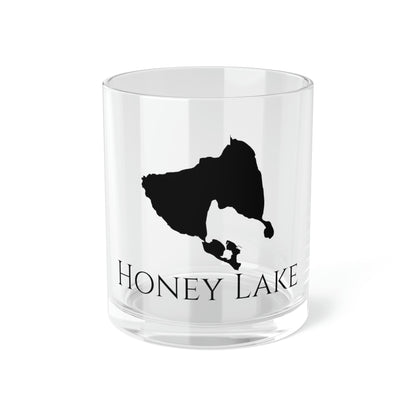 Honey Lake Bar Glass, Nevada lake gift - 10oz Front View