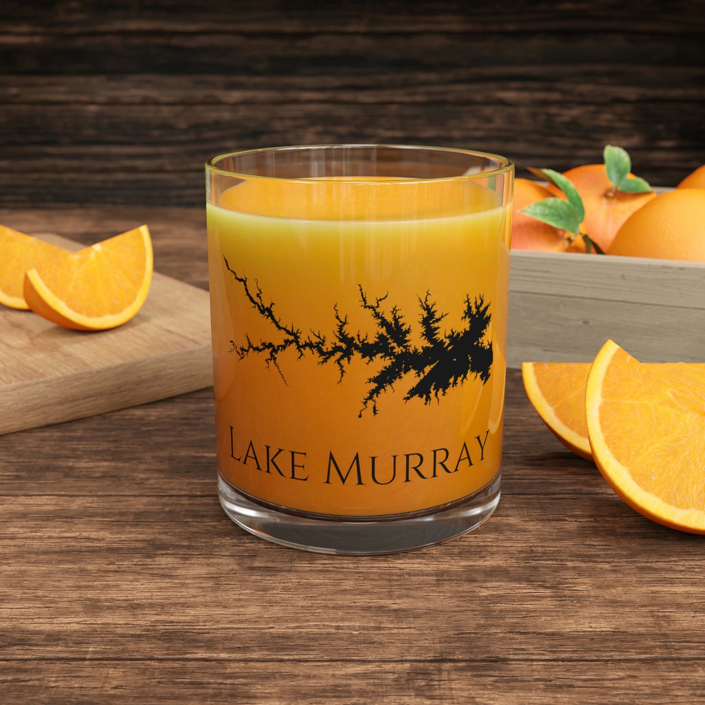 Lake Murray Bar Glass, South Carolina lake gift - 10oz Orange Juice View