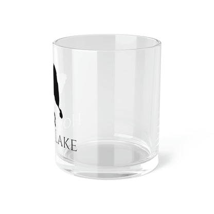 Honey Lake Bar Glass, Nevada lake gift - 10oz Right Side View