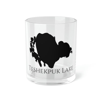 Teshekpuk Lake Bar Glass, Alaska lake gift - 10oz Front View