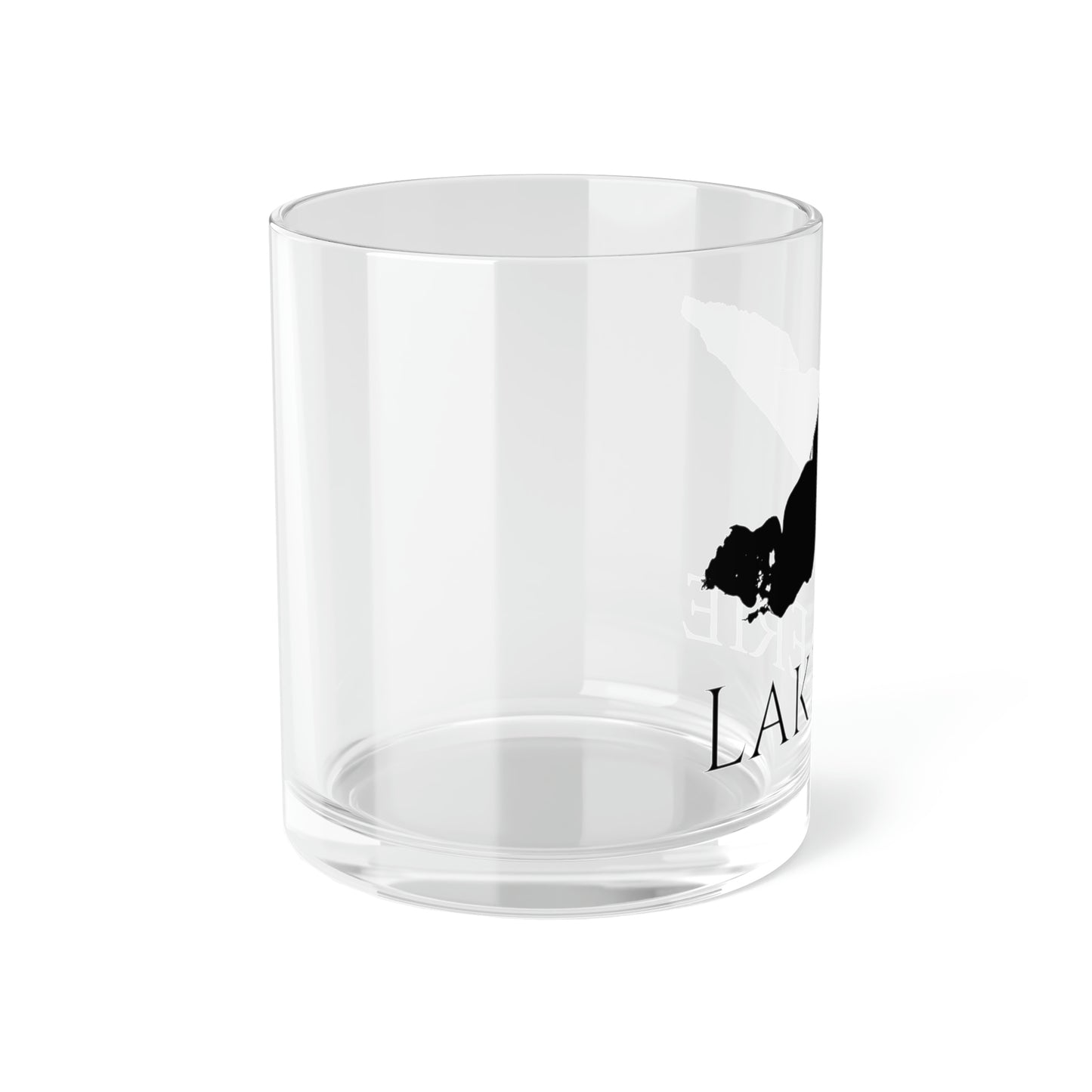 Lake Erie Bar Glass, New York lake gift - 10oz Left Side View