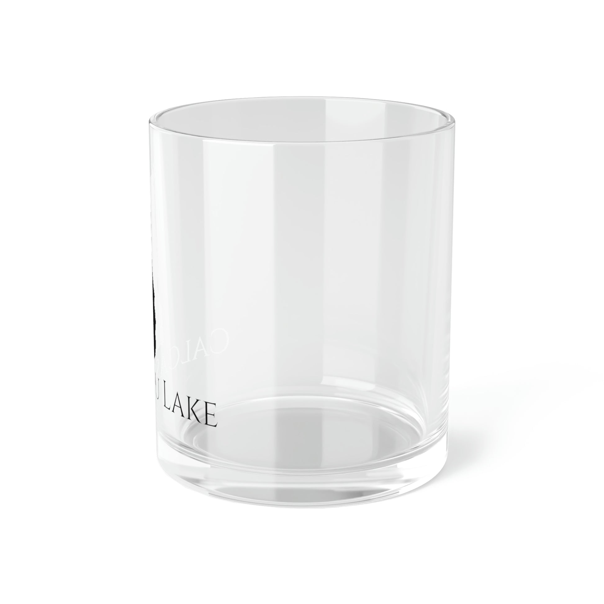 Calcasieu Lake Bar Glass, Louisiana lake gift - 10oz Right Side View