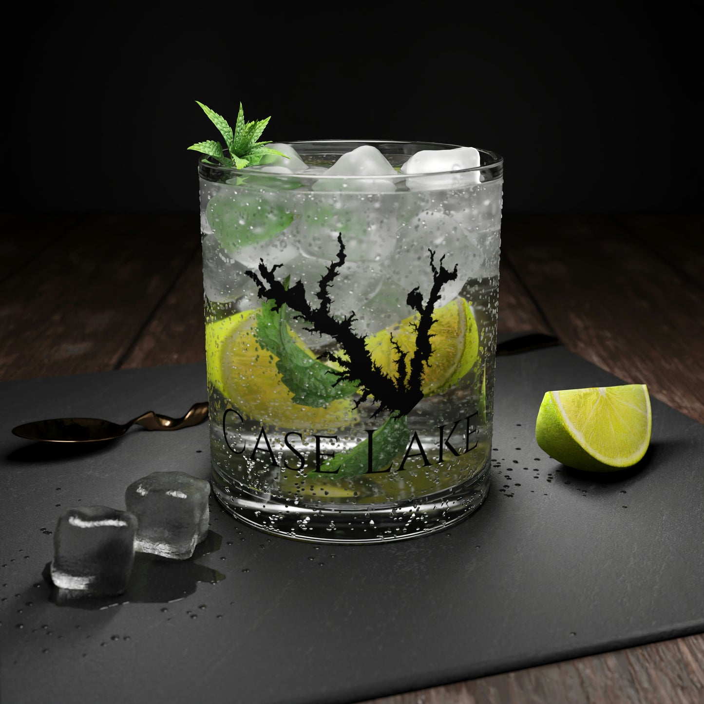 Case Lake Bar Glass, Texas lake gift - 10oz Cocktail View