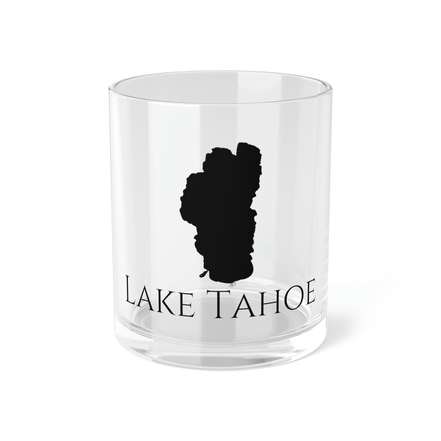 Lake Tahoe Bar Glass, Nevada lake gift - 10oz Front View