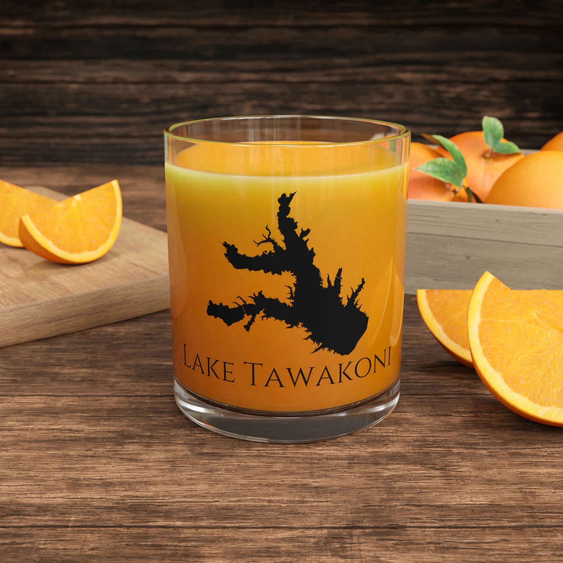 Lake Tawakoni Bar Glass, Texas lake gift - 10oz Orange Juice View