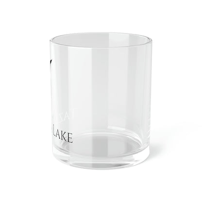 Tazlina Lake Bar Glass, Alaska lake gift - 10oz Right Side View